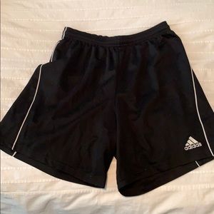 Youth XL Adidas black soccer short